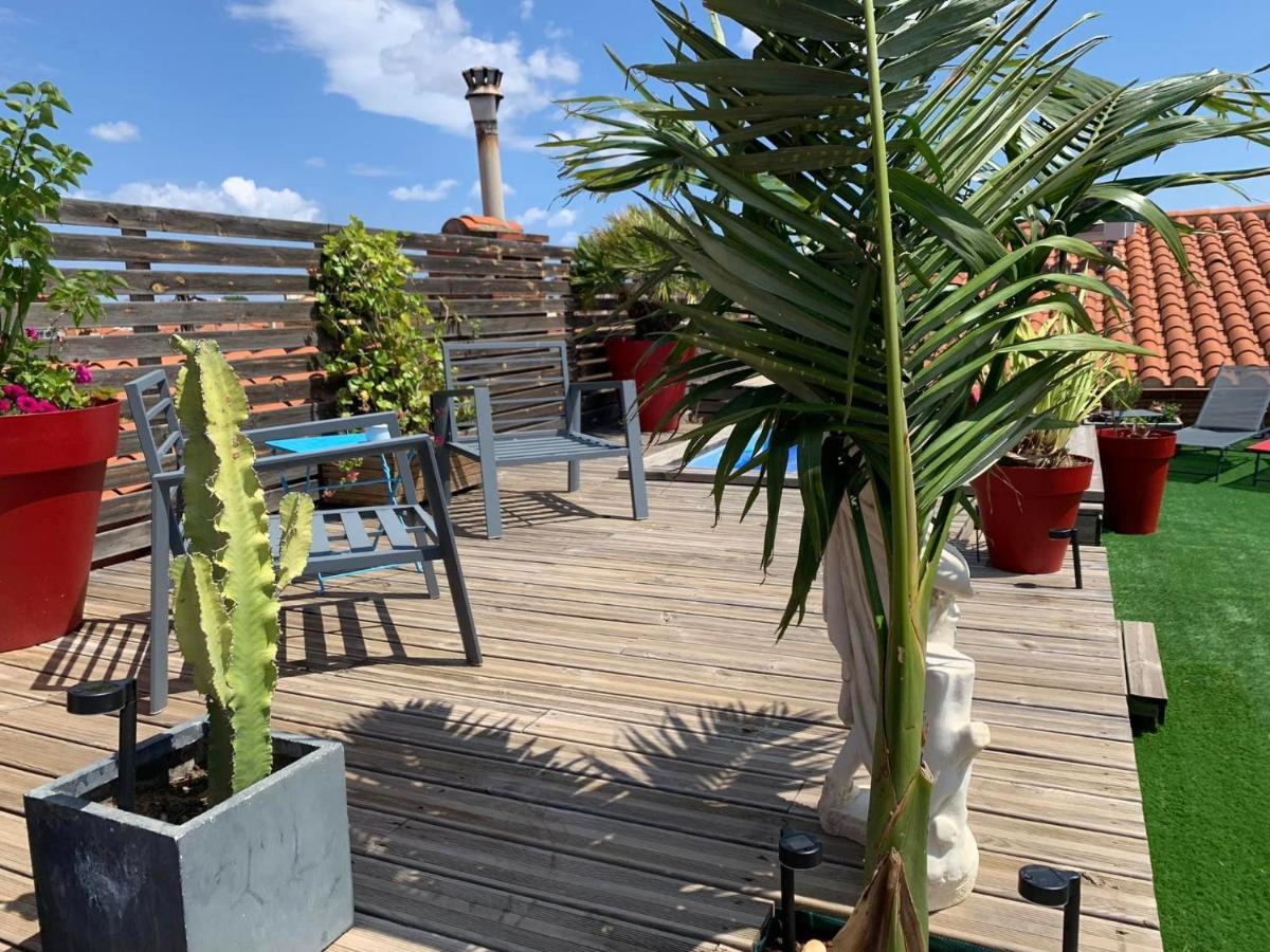 Le Patio Pere Pigne Guestroom 페르피냥 외부 사진